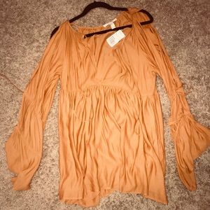 Orange flowy dress/top